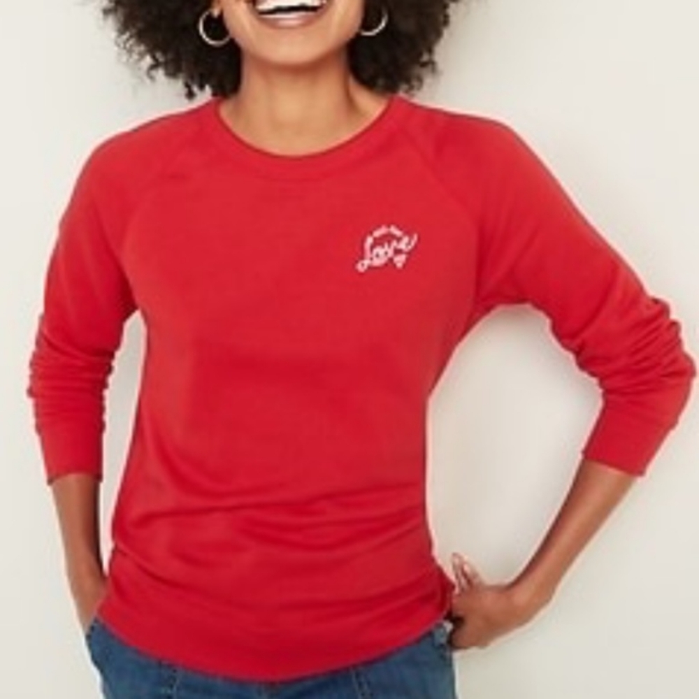 "all for Love" Old Navy Sweatshirt